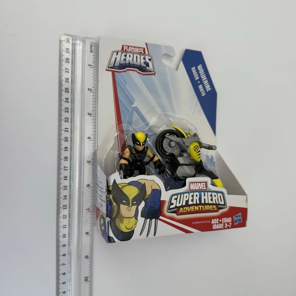 Playskool Heroes Marvel Super Hero Adventures Wolverine Figure with Claw Racer